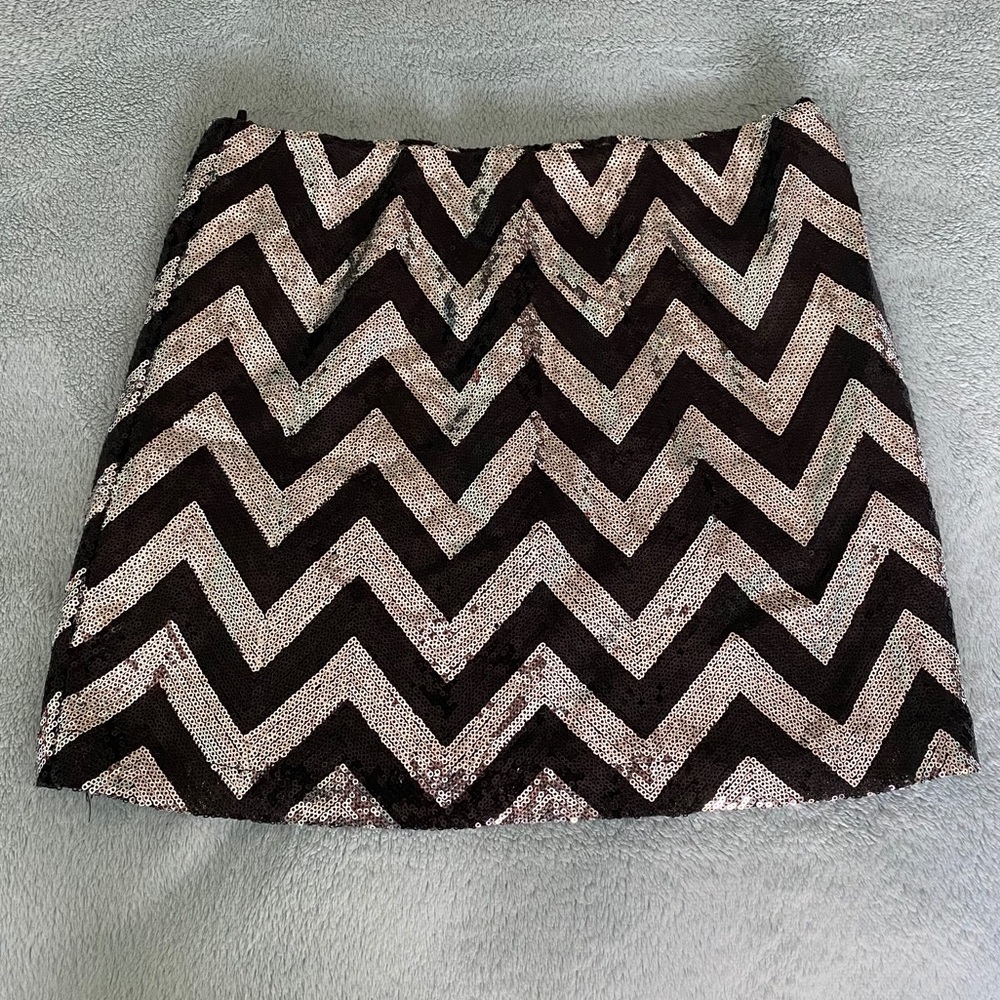 Sequin mini skirt